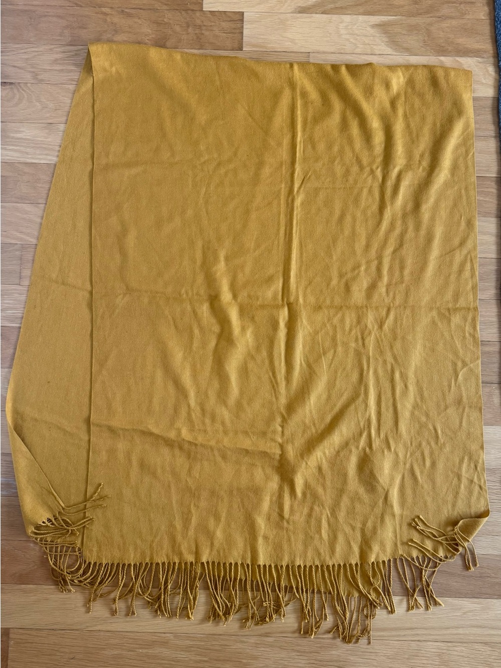 Zara Mustard yellow long scarf